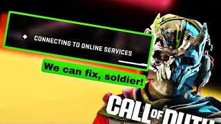 How to Fix quotCONNECTING TO ONLINE SERVICESquot in Warzone Mobile game [upl. by Brezin]