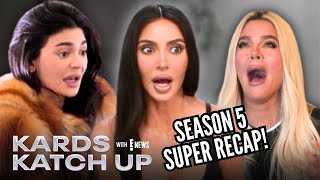 The Kardashians BEST Of Season 5 SUPER Recap  Kards Katch Up with E News [upl. by Esinaj567]