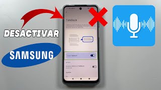 Como Desactivar El TalkBack Del Celular Samsung 2024 [upl. by Ainalem]