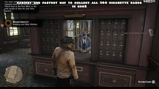 RDR2  Easiest and fastest way to collect all 144 cigarette cards [upl. by Vyky]