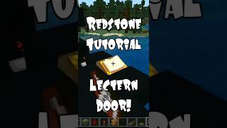 Simple Hidden Door Tutorial ✅️ MinecraftShorts [upl. by Son383]