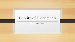 005 The FIDIC Red Books  Priority of Documents [upl. by Honorine]