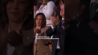 Baptist Preacher Senator Raphael Warnock Says We Are All Gods Children at DNC kamalaharris dnc [upl. by Trici]