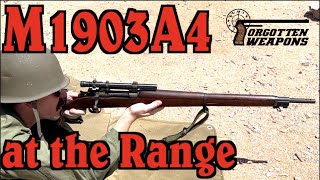 Remington M1903A4 Sniper at the Range [upl. by Le686]