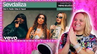 SEVDALIZA  ALIBI  Live From Vevo Studios ft PABLLO VITTAR YSEULT  Reaction [upl. by Annatnas364]