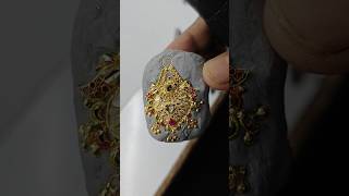 Gold earring new design making video gold jewellery design shorts video viralvideo reels [upl. by Enomed]