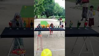 Drum to Pop Balloon Challenge Between Two Friends reels funny shortvideo trending foryou [upl. by Abebi408]