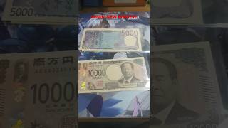 Japanese New Banknote 2024 banknote currency money [upl. by Musette]