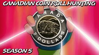 CANADIAN COIN ROLL HUNTING 5  NORTH CENTRAL COINS [upl. by Nnomae407]