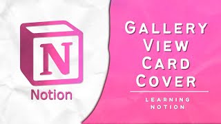 Notion Basics Gallery View Card Cover [upl. by Montford]