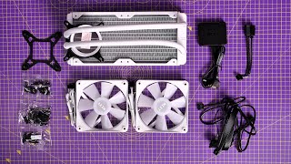 NZXT Kraken 240 RGB Setup and wiring guide [upl. by Eberto]