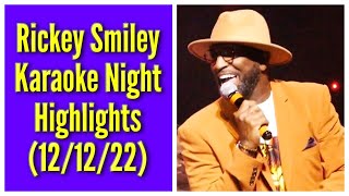 Rickey Smiley Karaoke Night Highlights 121222 [upl. by Otreblig]