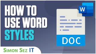 How to Use Word Styles in Microsoft Word [upl. by Siana]