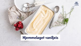 Hjemmelaget vaniljeis [upl. by Nesyla]