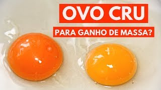 OVO CRU PARA GANHO DE MASSA [upl. by Macgregor]