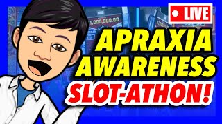 🔴LIVE🩵Apraxia Awareness Slotathon🩵ALL DAY NONSTOP SLOT PLAY Hopefully [upl. by Ayaet]