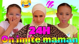 24H ON IMITE MAMAN  Elle NEST pas CONTENTE [upl. by Urissa]