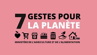 Animation  7 gestes pour la planète [upl. by Ocnarfnaig]