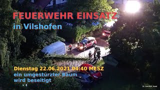 Feuerwehr Einsatz in Vilshofen [upl. by Judie4]