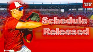 OU Baseball 2024 Baseball schedule is released [upl. by Dnalerb870]