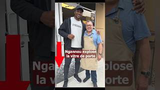 Francis Ngannou pulvérise la porte vitrée d’un magasin aux ÉtatsUnis [upl. by Cuthbert]