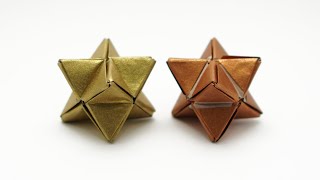 ORIGAMI TRIAKIS OCTAHEDRON Jo Nakashima [upl. by Assilram]