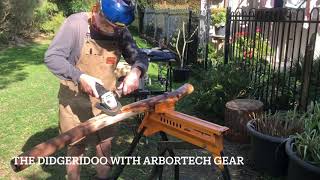 Didgeridoo with Arbortech Turbo Plane amp Mini Carver [upl. by Terti]