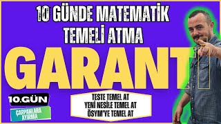 10 Günde Matematik Temeli Atma Garanti Kampı  10 Gün  ÖSYM ye Temel At  Test Çözümleri [upl. by Hamlen]