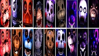 Five Nights at Candys 1 2 3 All Jumpscares WARNING  FNAC  IULITM [upl. by Aneehs583]