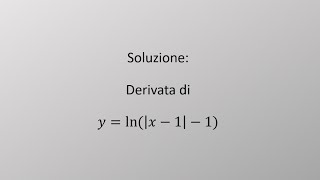 Esercizio difficileDerivata di una funzione contenente valore assoluto [upl. by Ruyam]