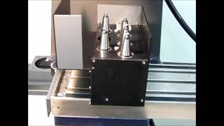 ATC procedure on CNC converted Wabeco F1410LF mill [upl. by Erena]