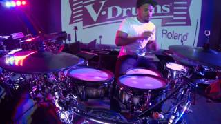 Tony Royster Jr crazy metronome practice with the TD30 [upl. by Lyrej]