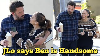 Jennifer Lopez Look at Ben Affleck and say he Still looks handsome and Charming [upl. by Catherin]