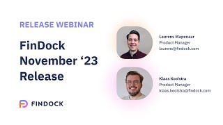 FinDock November 2023 release webinar [upl. by Kotick238]