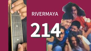 RIVERMAYA  214  GUITAR TUTORIAL [upl. by Branden]