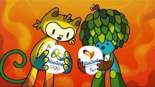 Ecco a voi le mascotte di Rio 2016 [upl. by Reldnahc]