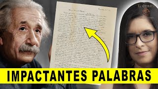 TE SORPRENDERÁ lo que dijo Albert Einstein en su CARTA DE DIOS [upl. by Teirrah]