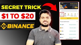 Daily Earn 20 From Binance Secret Trick  Binance Mobile Trading For Beginners binance [upl. by Cohin594]