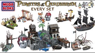 ALL MEGA BLOKS PIRATES OF THE CARIBBEAN SETS EVER MADE [upl. by Mobley]