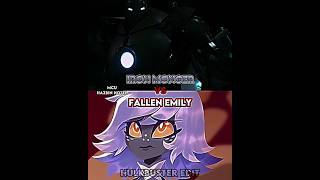 Iron Monger Vs Fallen Emily shortsmarvelironmanhazbinhotelvivziepopbattletrendingvsedit [upl. by Unity]