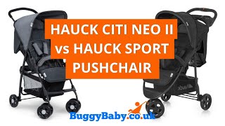 Hauck Citi Neo II vs Hauck Sport Pushchair  BuggyBaby Reviews [upl. by Cristal]