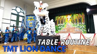 TMT Lion Dance  Table Routine 2024 [upl. by Suzi]