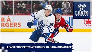 Toronto Maple Leafs prospect look to impress at Hockey Canada showcase Matthews lands on ESPN list [upl. by Grefer612]