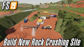 FS19 Build New Rock Crushing Facilities Mining And Construction Economy Map Farming Simulator 19 [upl. by Haines]