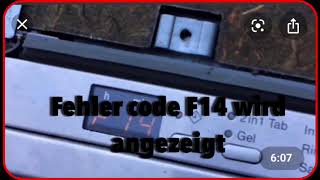 Miele F14 Fehlercode Reparatur Beispiel [upl. by Bob448]