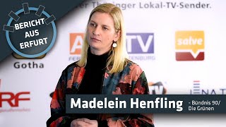 Madeleine Henfling  Bündnis 90  Die Grünen  Bericht aus Erfurt [upl. by Draper997]