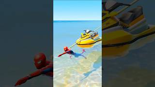 Who Is Stronger 💪 SPIDERMAN VS HULK GTA V CHALLENGE 🔥 shorts spiderman cartoon [upl. by Claretta330]