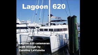 Lagoon 620 catamaran walkthrough presentation [upl. by Kiki]