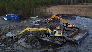 Arvokas lintuvesi KirkkoSurnui Drone ilmakuvaa [upl. by Ahscrop]