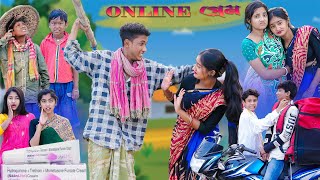 Online প্রেম  Kalo Chele  Bangla Funny Video  Riyaj amp Tuhina  Comedy Natok  Palli Gram TV [upl. by Bela]